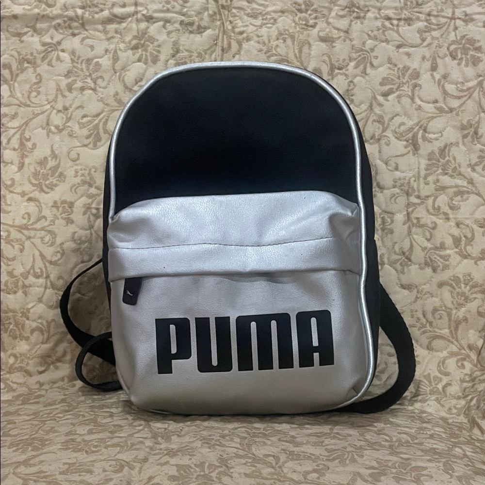 PUMA Black and Gray Backpack